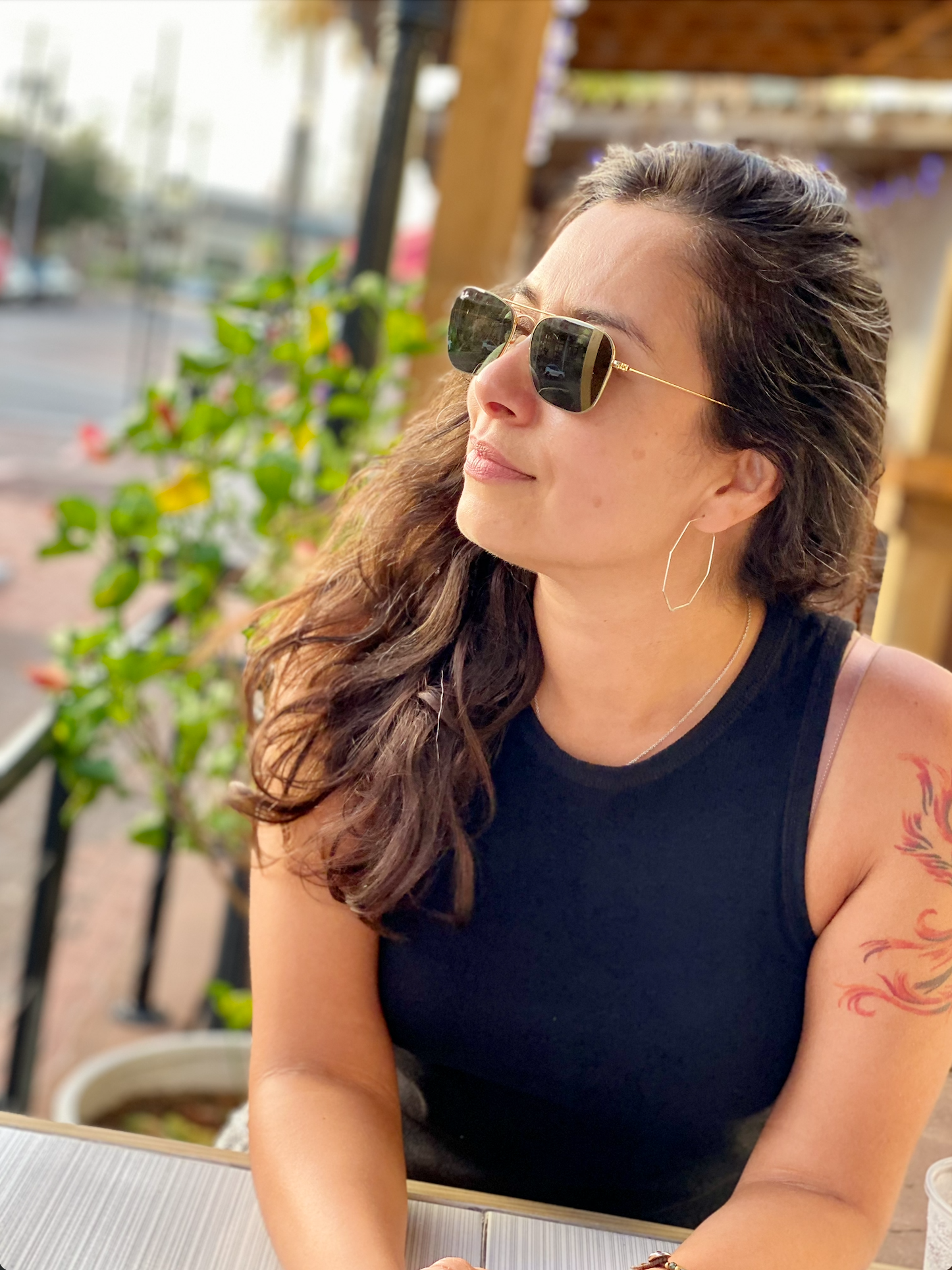 Irma in golden-hour light